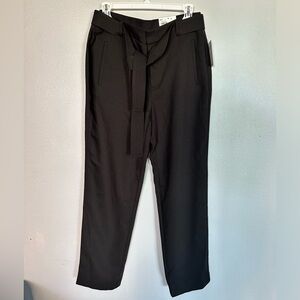 Nine West Belted Tapered Ankle Pant
